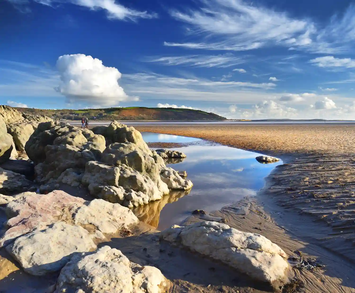 Llansteffan Beach, Carmarthenshire